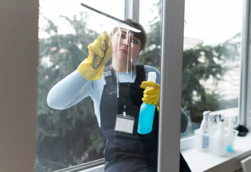 Nettoyage de vitres intérieures et extérieures à Saint-Marc-le-Blanc